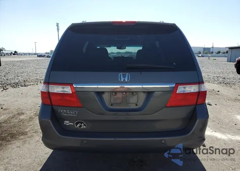 2007 Honda Odyssey Touring из США, поврежденный, VIN 5FNRL38837B038909